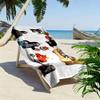 Krtek Art Print Beach Towel, Large Soft Quick Dry Towel for Beach Camping Swimming