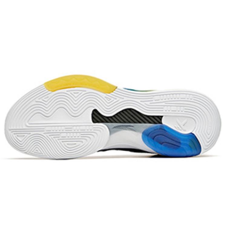 Anta KT6 Thompson 'Away' Trendy Slip Resistant Abrasion Resistant High Top Basketball Shoes Men's Black Yellow Blue 112121101-4