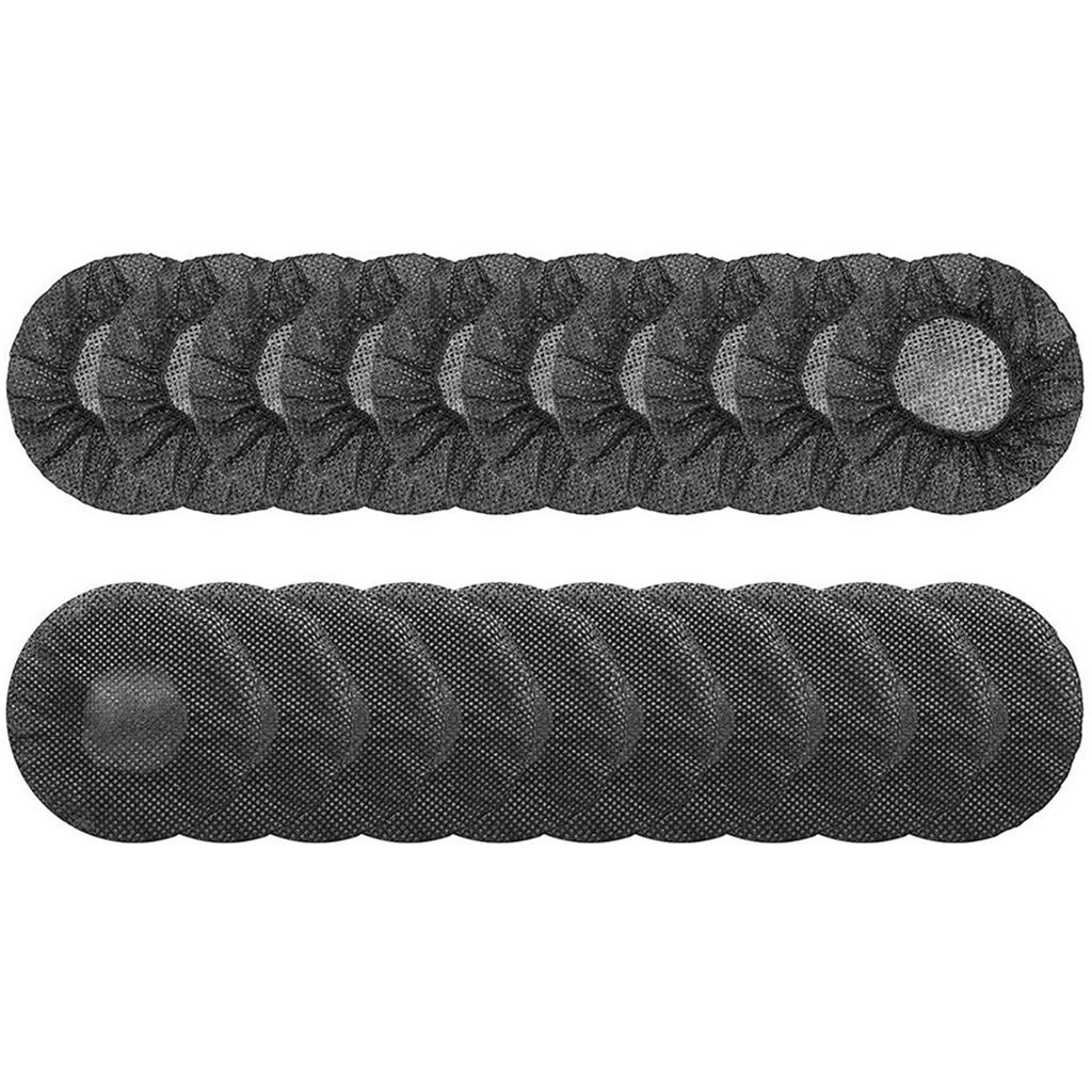 100PCS Non-woven Elastic Headphone Cover Dust Proof Sweat Proof and Breathable Cover for Preventing Ear Infections