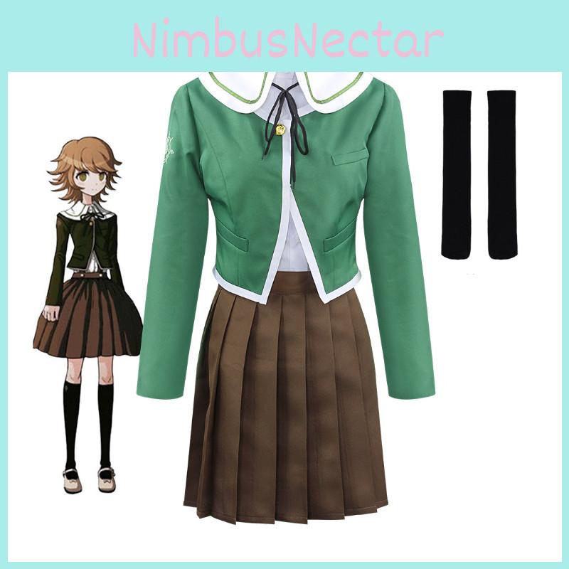 Cos-animefly Chihiro Fujisaki Cosplay Costume School Uniform Dress For Girls