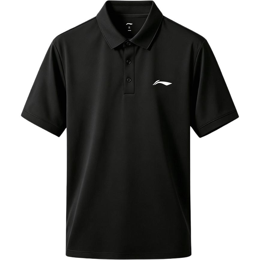 Li-Ning Lightweight Breathable Comfortable Sports Dry Durable Business Simple Casual Lightweight Polo Shirt Unisex tops YPLW061-7 S