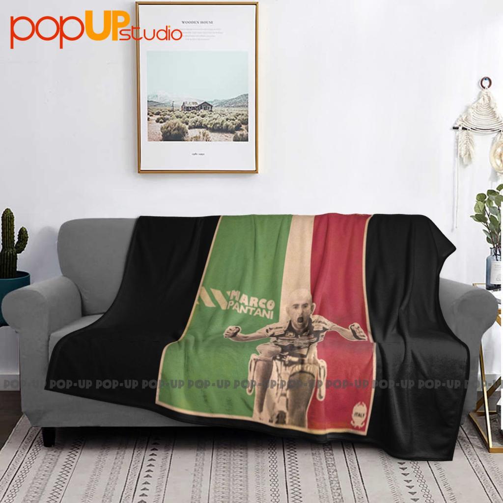 Marco Pantani Cycling Champion The Pirate Cesenatico 3 Ultra-Soft Blanket Quilt Winter Sofa Cover Bed Covers