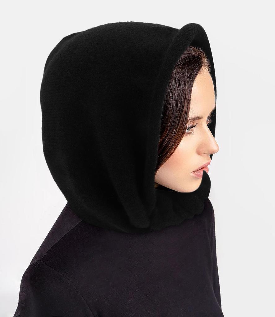 Women's Winter Scarf & Hat Combo: Imitation Cashmere Knit Pullover Hat Wrap
