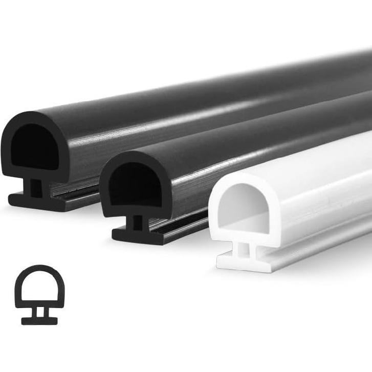 5/10M Bottom Width 5/6/7mm EPDM Sealing Strips Bridge Aluminum Door/window Sealed Plastic Strips Energy Saving Windows And Doors(7mm,5M)
