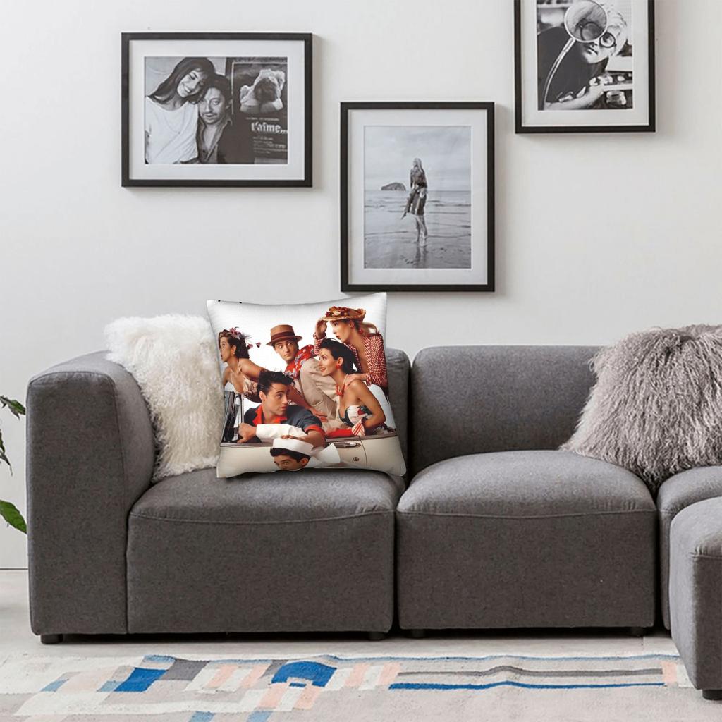 Pillow Case Friends TV Show Comfy Pillow Cover For Chair Sofa Home Decor Funny Pillowcases