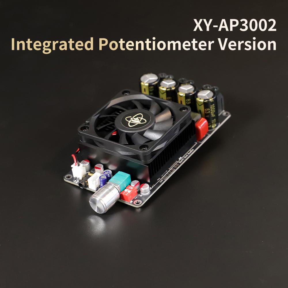 XY-AP3002 Pure Digital Power Amplifier Board TPA3255 Amplifier 300W*2 Bridged Mono 600W No POP DC18-51V/10A AUX+XH2.54-3P