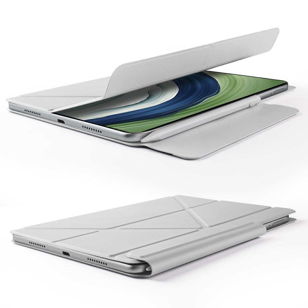 Für Huawei MatePad Pro 13.2 Hülle PC+PU Leder Origami Ständer Magnetische Tablet-Hülle