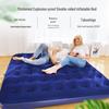 Zebian Outdoor Flocked Inflatable Camping Mattress