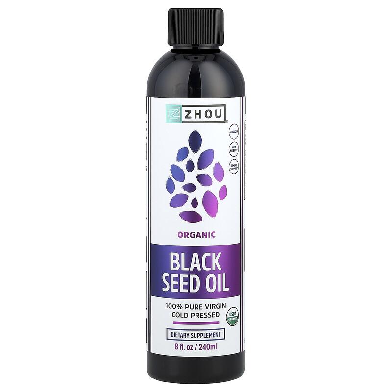 Huile de nigelle biologique, 237 ml (240ml)