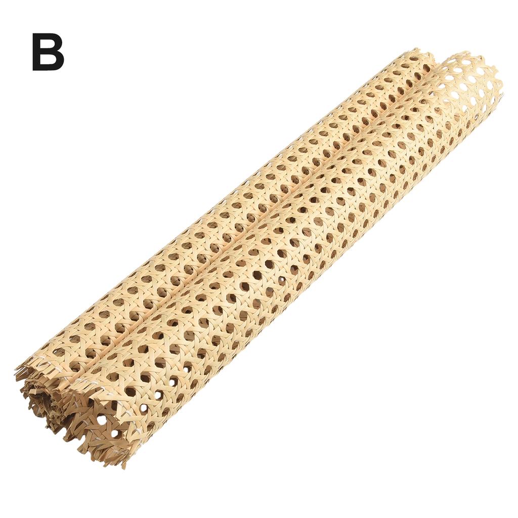 Breathable Rattan Webbing Roll Sheet Designed for Chair Caning Kits and Decorative Furniture Applications with Size Variations