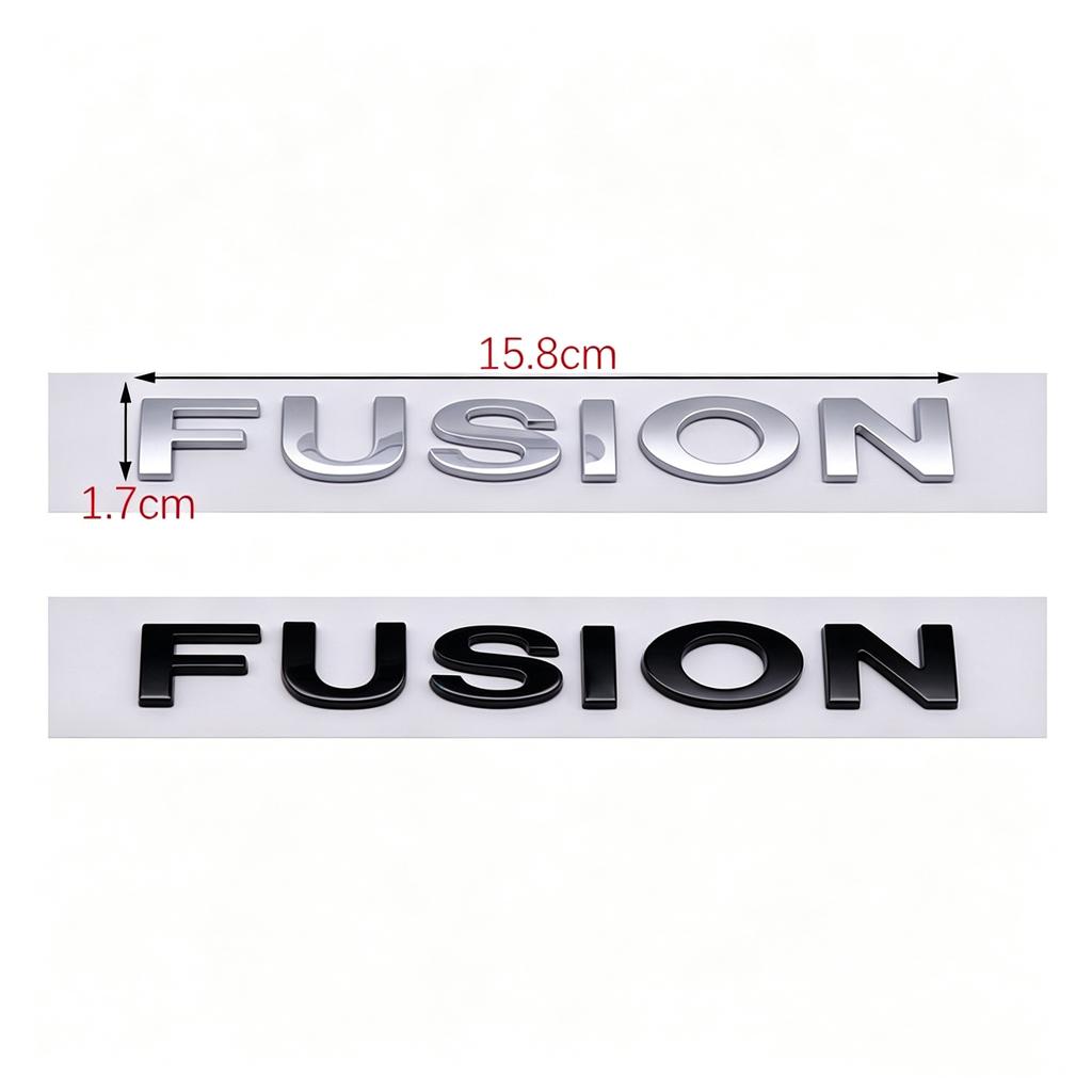 1Pc 3D ABS Letter Emblem Car Rear Trunk Badge Sticker Accessories