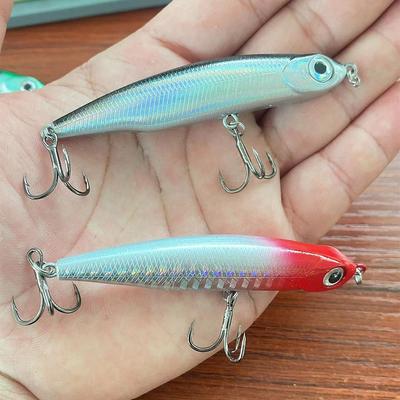 1 adet Batan Kalem Balıkçılık Cazibesi Wobblers Mini Yapay Metal Sert Yem Jig Gözler Pesca Alabalık Olta takımı