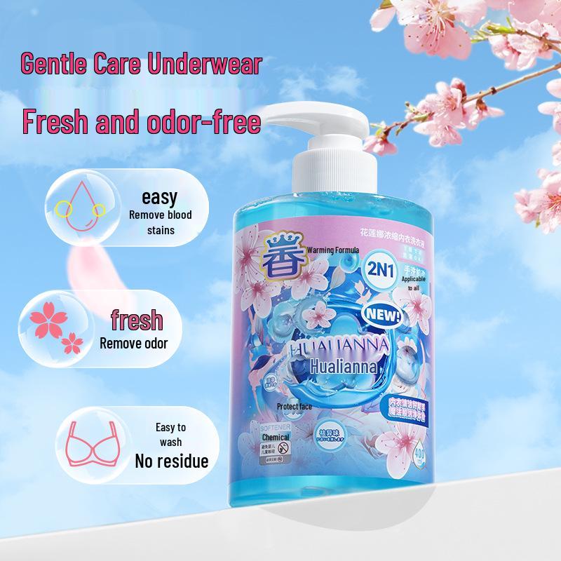 Hualianna Women's Fresh Deodorant Stain Remover Detergent for Underwear