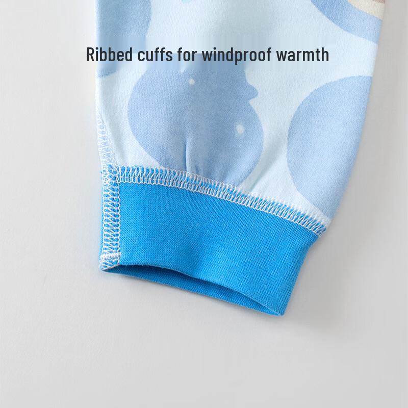 Shubeiyi 2-Pack Pure Cotton High-Waist Baby Pants