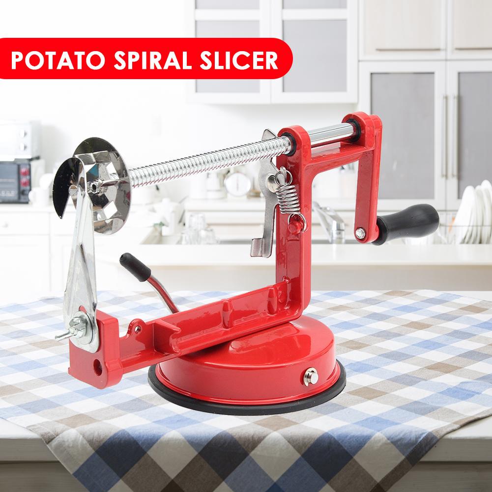 Potato Spiral Cutter Chips Stainless Steel Vegetable Slicer Kitchen Tools