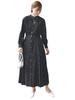 For SHIPS for Women WEB Hand Band Side M [SHIPS Women] Dress, Exclusive, Washable, Dot/floral Pattern, Collar, Pleats, Dress, Women's, 314514409,