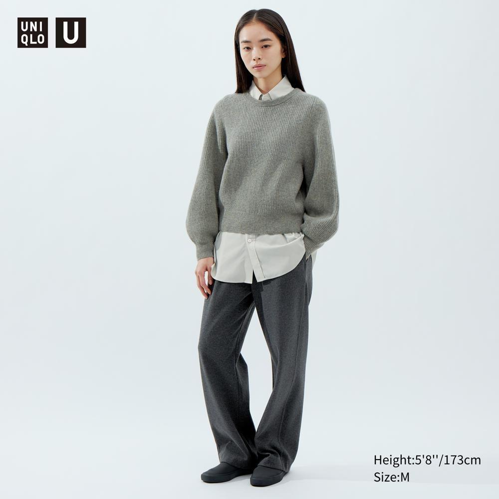 

Брюки UNIQLO из фактурного трикотажа