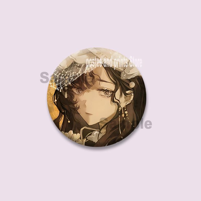 Anime Game Reverse 1999 Circular Brooches Cartoon Character Enamel Pins Backpack Clothing Hat Jewelry Badge Accessory XMAS Gifts