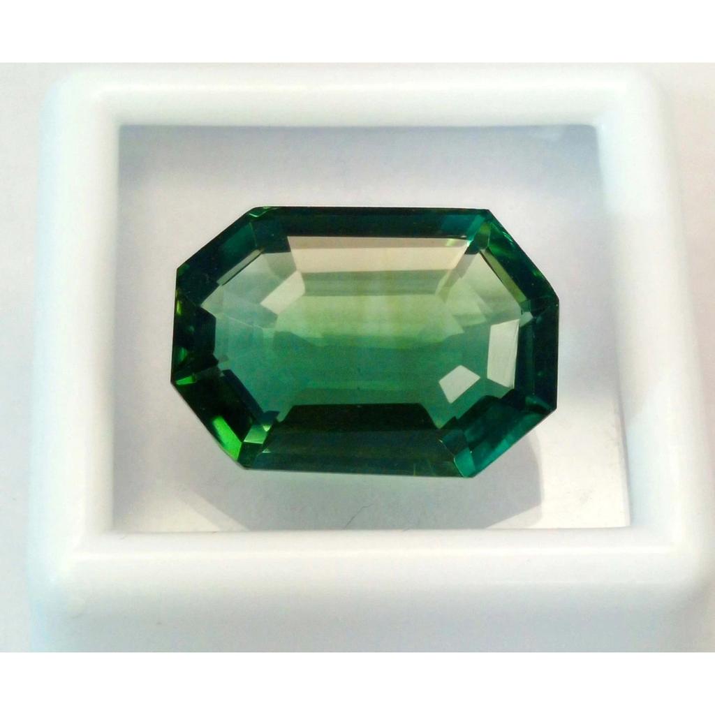 Certified Natural Green Tourmaline Emerald Cut 10-12 Ct Beautiful Gemstone