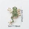 Frog Brooch Pin Fashion Animal Alloy Decorative Jewelry For Women Men