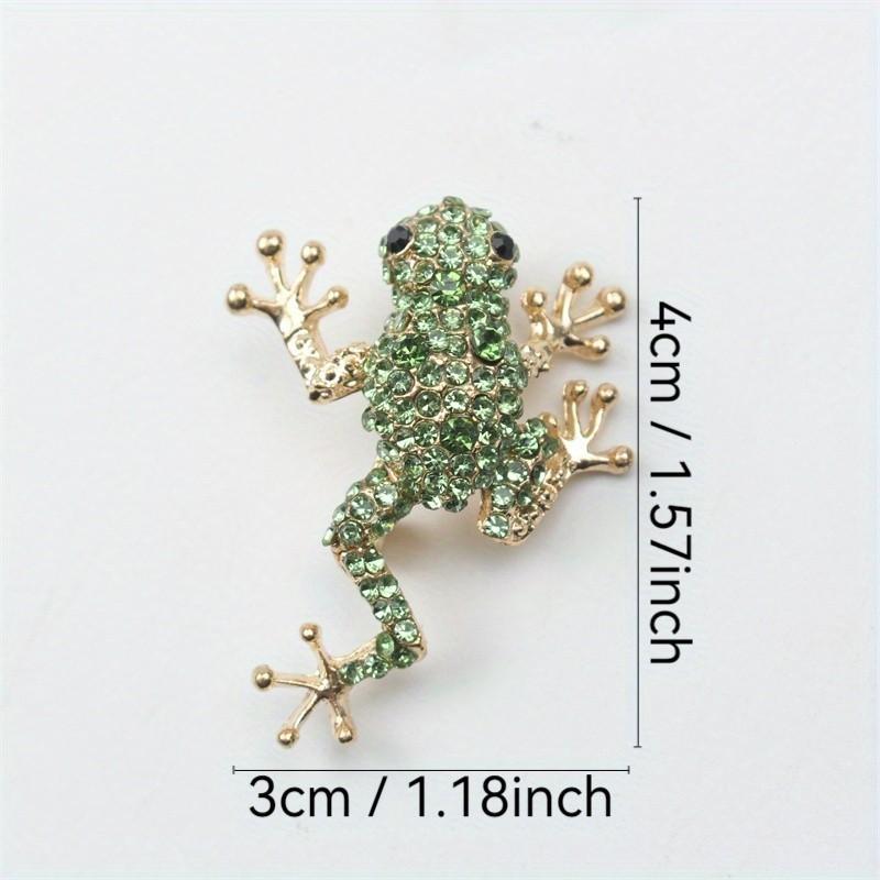 Frog Brooch Pin Fashion Animal Alloy Decorative Jewelry For Women Men