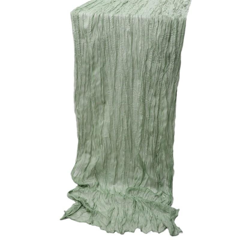 Chemin de table 90*300cm, Plissé Bohème, Nappe en fil balinais, Décoration de fête de mariage