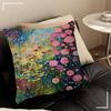 Abstract Flower Canvas Painting Modern Floral Prints Pillow Cover Sofa Cushion Cover Home Room Decoration Children Gift