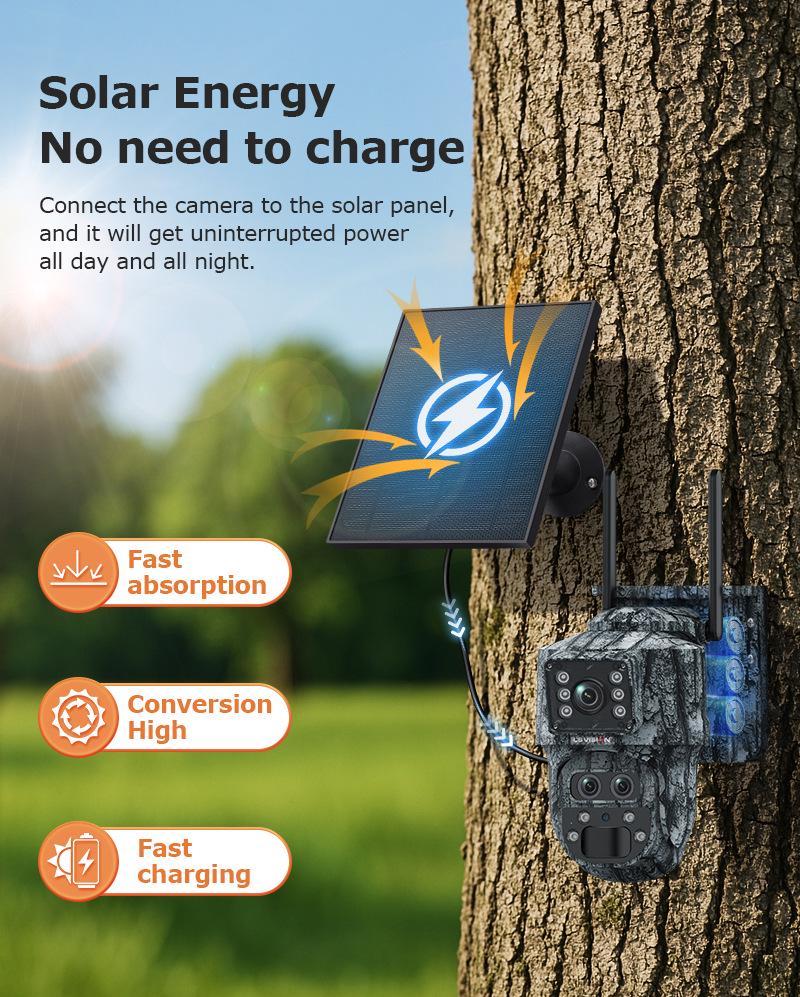 Ubox Solar 4G Wildtier-Jagd- und Überwachungskamera