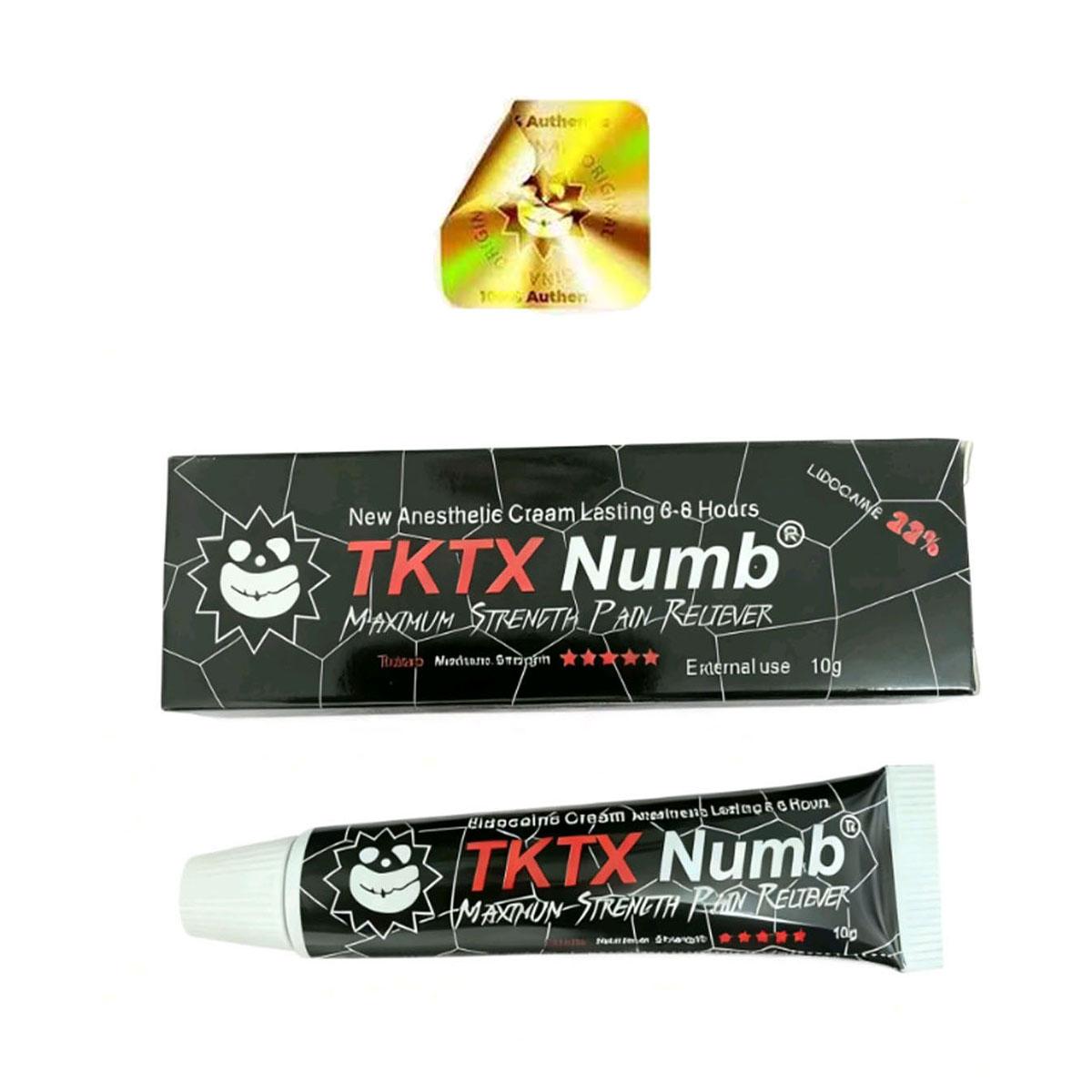 

10g Tattoo Anesthetic Fast Skin Numbing new black22%T Cream Semi Permanent