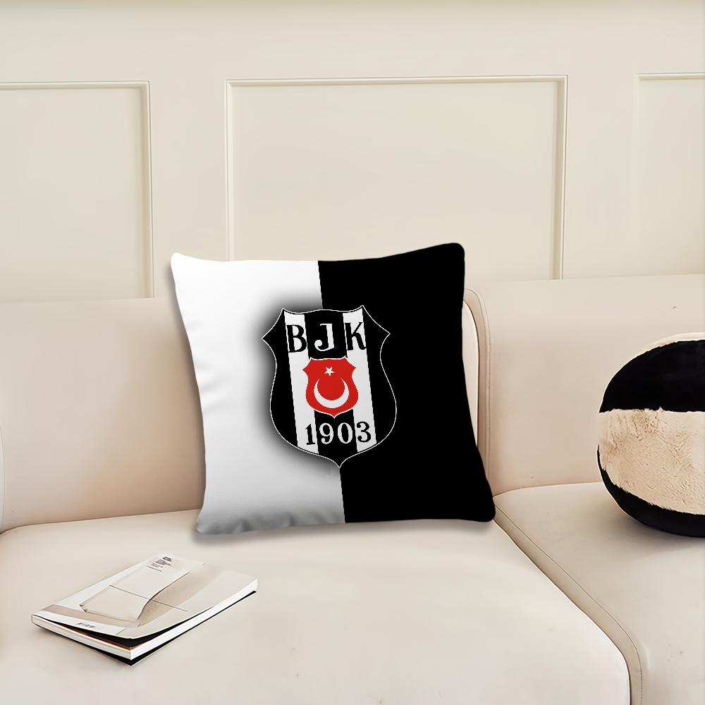 B-Besiktas Sports J-J K Club Cushion Cover Living Room Headboard Office Cushion Bedroom Cushion Sofa Nap Time Pillow Case