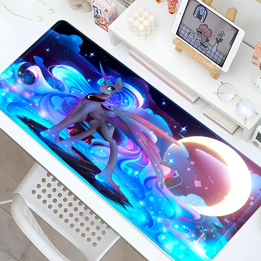 

My L-LittleS P-PonyS Mouse Pad Gaming Locking Edge Big Computer Gamer Large Rubber Art Mousepad cute Laptop Desk Mat 600x300x2mm