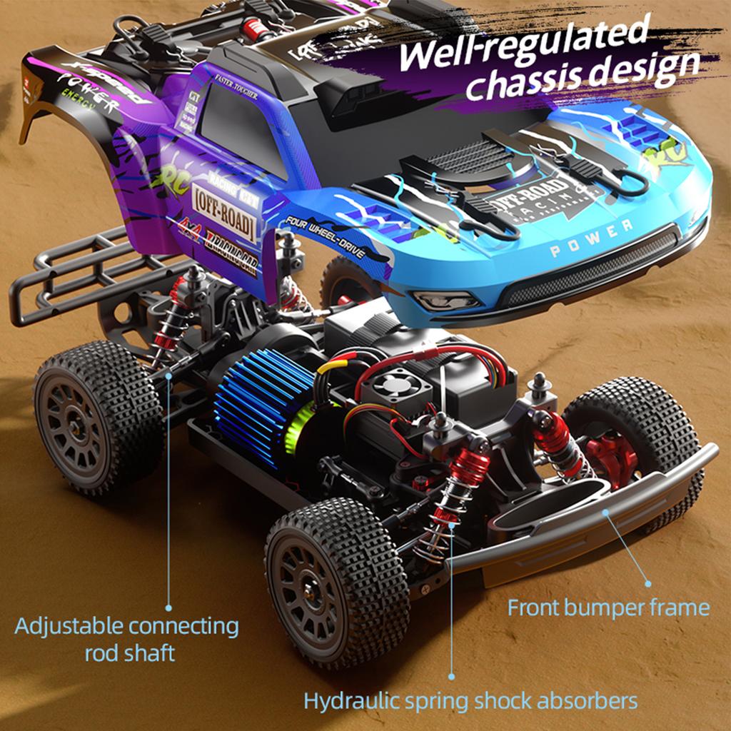 1:14 RC Drift Car, Brushless 4WD Off Road Remote Control Car, 2.4Ghz 40KM H High Speed, All Terrain Proportional
