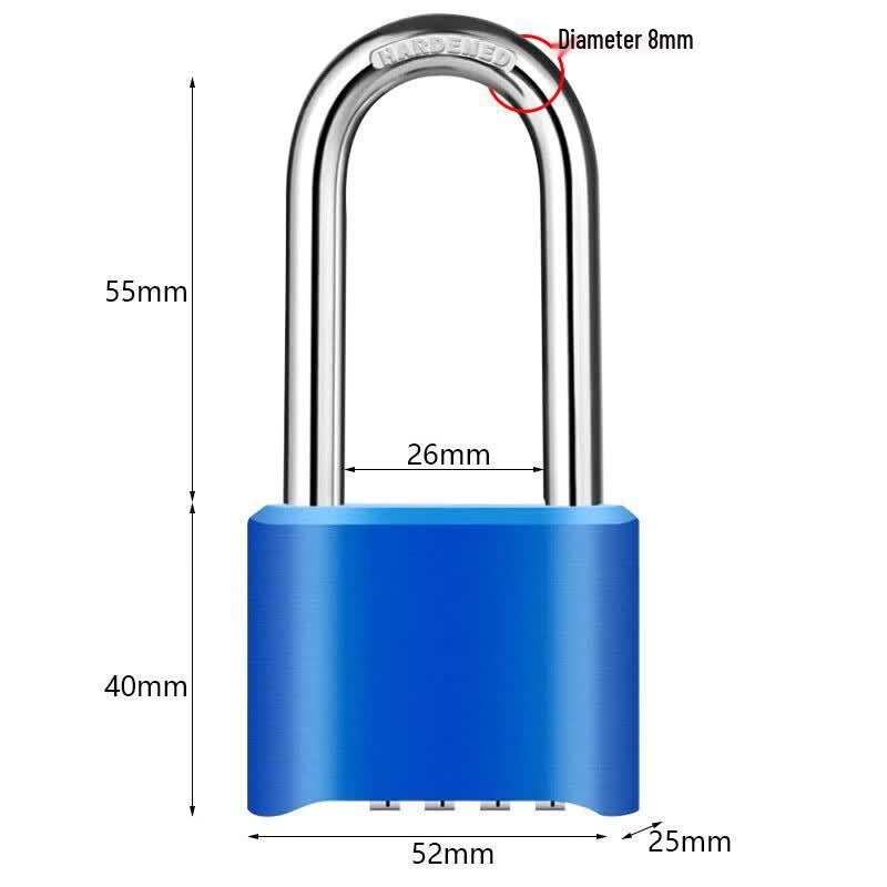 QYC-4244 4-Digit Combination Padlock