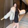 Women's Winter Short Style Imitation Raccoon Fur Grass Coat
