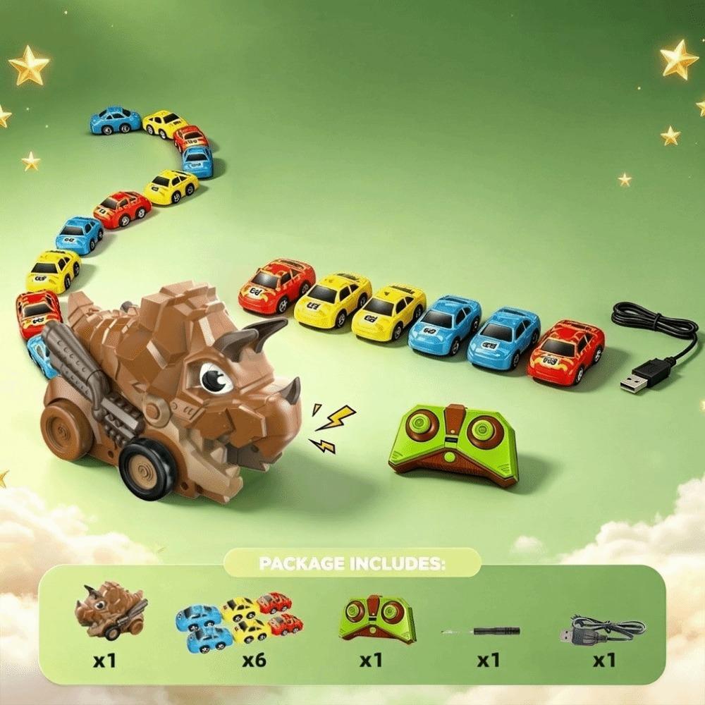 Simulation Model Animal Remote Control Toy Tyrannosaurus Rex Truck Eaten Cars Festival Gifts