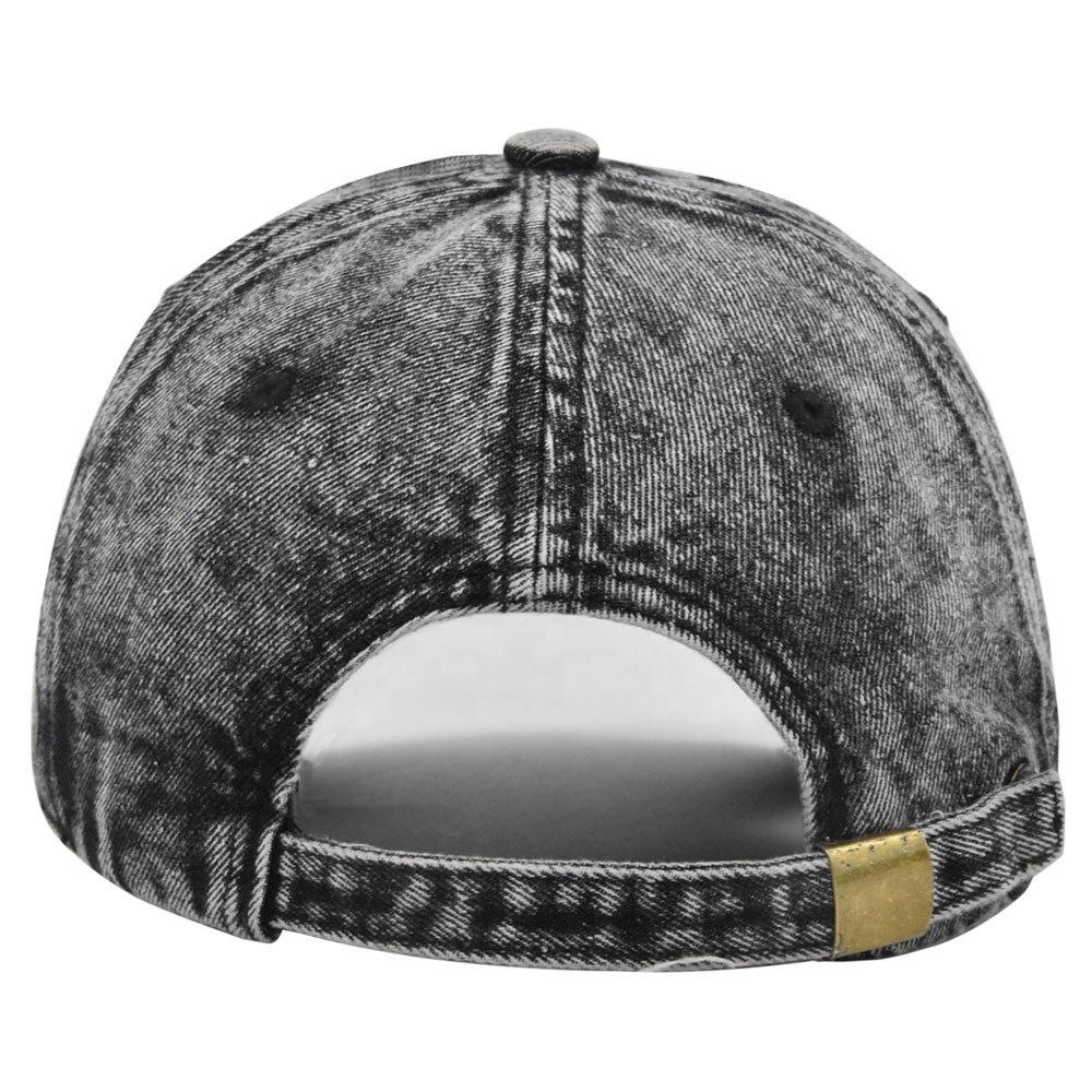 Solid Color Washed Denim Baseball Cap Vintage Retro Snapback Hat for Men & Women, Adjustable Sun Protection Cap in 8 Colors