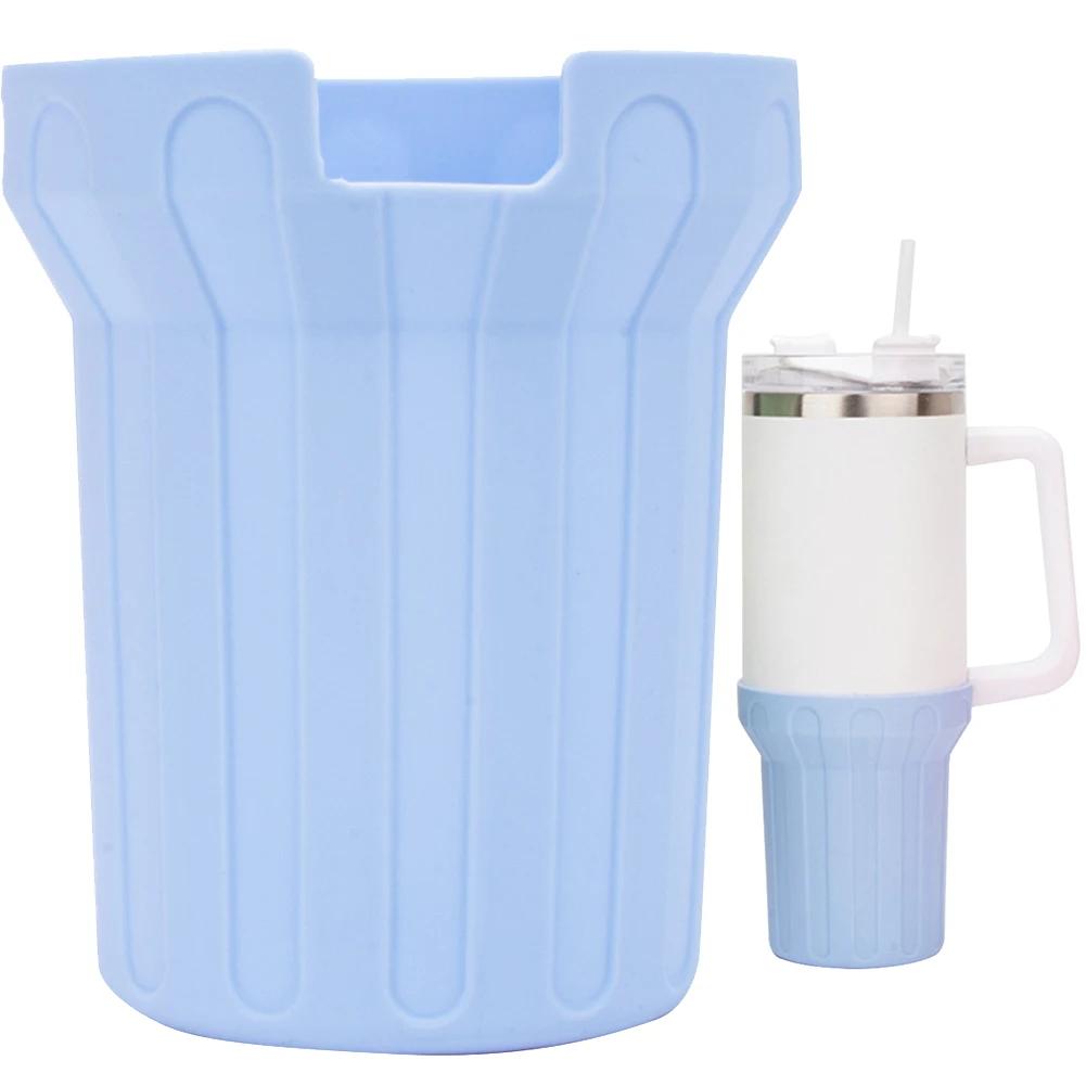 Silicone Cover for Stanley Cup Accessories 30/40oz Tumbler Water Bottle Protective Bottle Boot Sleeve & Straw Cover Cap