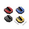 Motorcycle Side Stand Footrest Stabilizers Plate Aluminum Anti Collapse Designs Kickstand Base for Enhanced Ground Grip