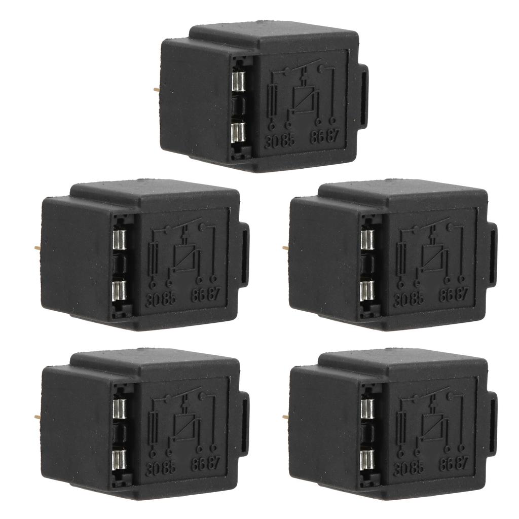 5pcs Car Flasher Relay 4Pins 12V 30A Vehicle Shockproof Waterproof Light Controlling JD1912