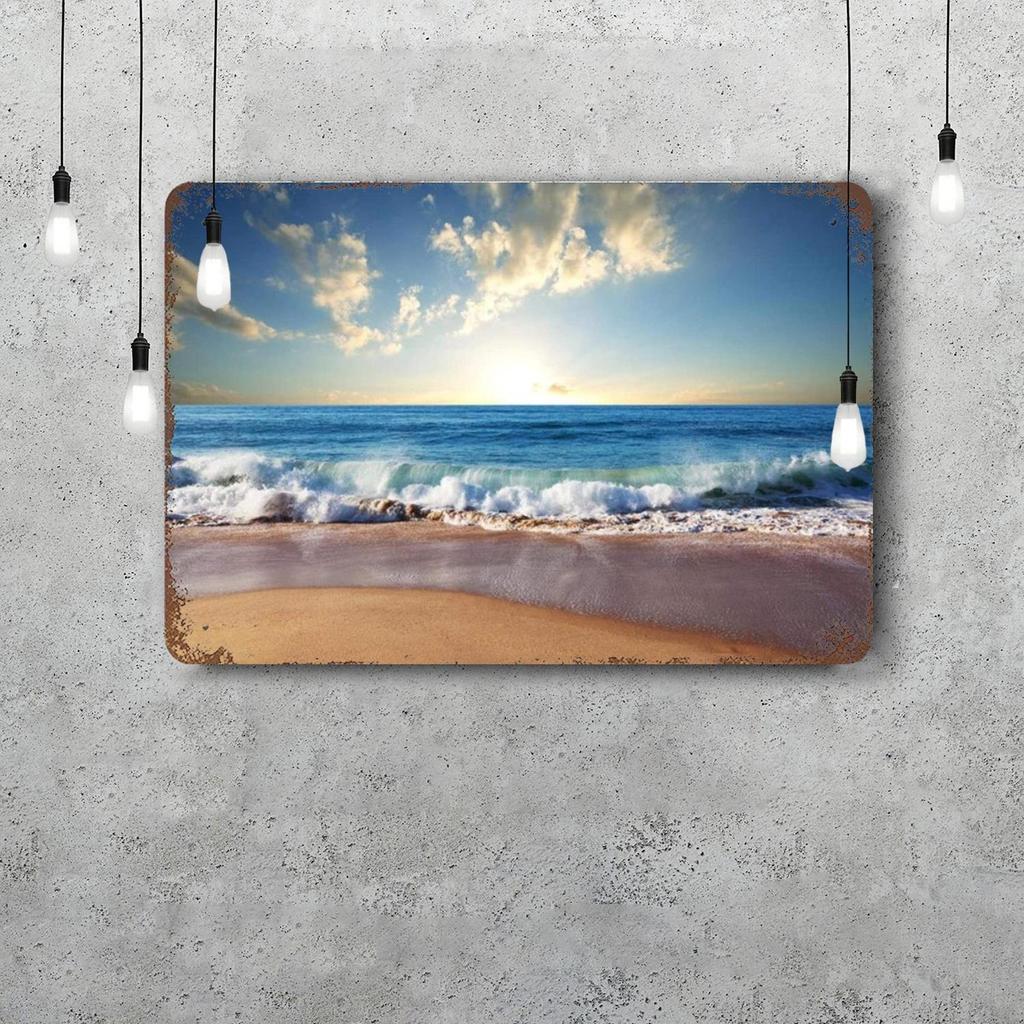 Ocean Decor Vintage Metal Signs Tin Signs Captain Poster Decor for Bar Pub Club Man Cave Wall Decoration