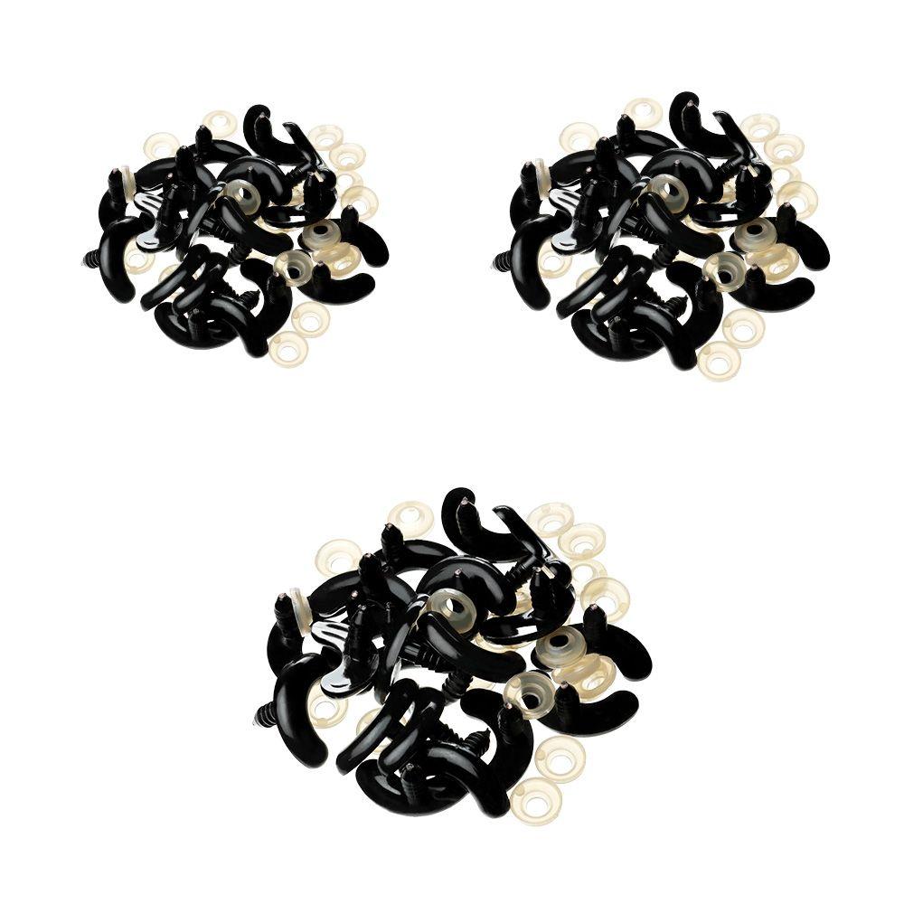 Bear Animal Accessories Plastic Thread Eyes Nose Puppet Crystal Eye Dolls DIY Tools Eyes Crafts