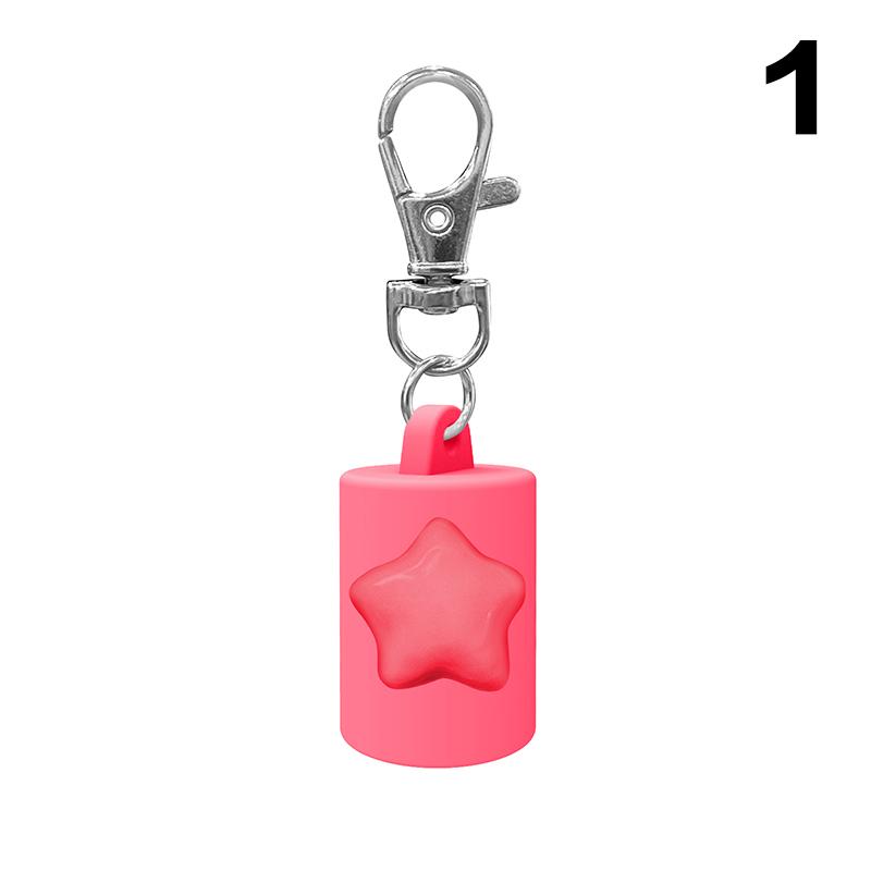 1 Stück Silikon Lipgloss Schlüsselanhänger Kappen für Frauen Reise Bequem Schönheitsprodukt Zubehör Reise Make-up Werkzeug Zubehör