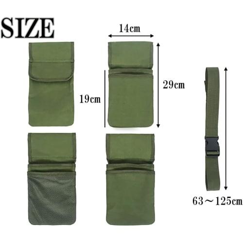 VIEAURA Gardening Pouch, Apron Bag, Waist Pouch for Gardening, DIY, Weeding, and Work, Multifunctional Garden Tool Storage Bag, Tool Bag, Tool Bag, Wa