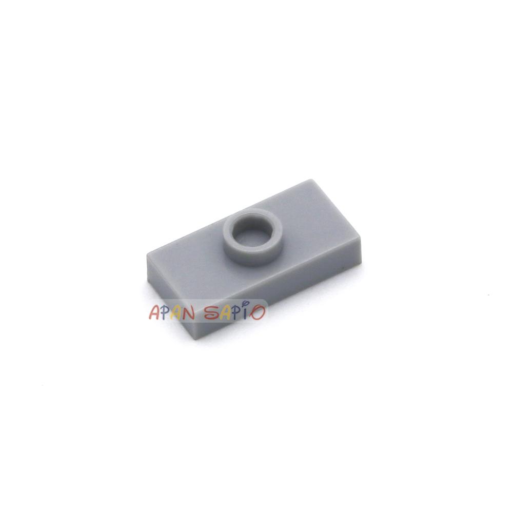 100/500pcs DIY Building Blocks 1x2 Convex Seat Bricks Educational Plastic Toys for Children Compatible With 3794 Kids Gifts