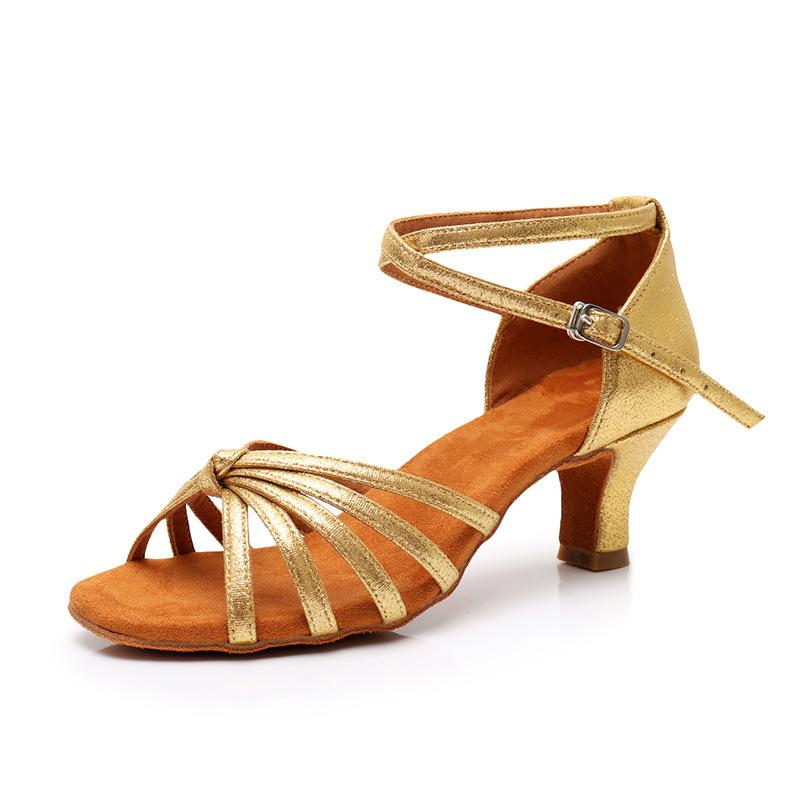 Women Shoes Women Ballroom Latin Dance Shoes Tango Soft Sole Modern Jazz Dancing Performance Shoes 5/7cm Women Practice Sandals
