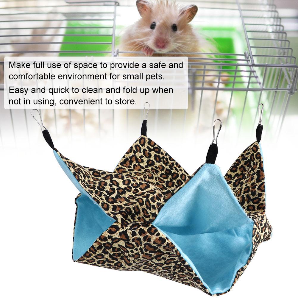 Double Layer Canvas Pet Hammocks Hanging Bed Sleeping Bag for Small PetType C