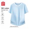 Gestreiftes Kurzarm-T-Shirt für Damen