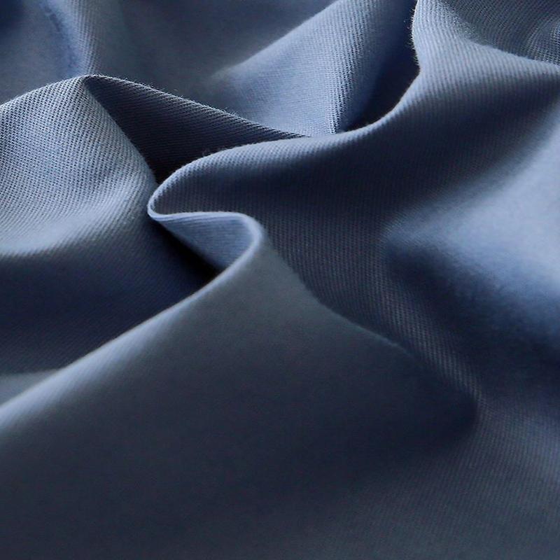 Bequemes 100% Baumwoll-Bettlaken für Schlafzimmer Einzel-Doppelbett Große Größe Einfarbige Bettdecke