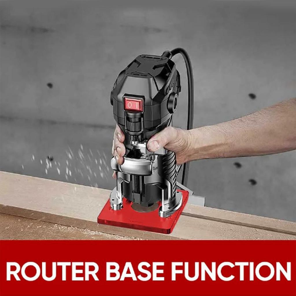 Router Milling Bracket Aluminum Alloy Trimming Machine Flip Board Woodworking  Cutting Jig