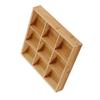 Visible Bamboos Grain Food Platter Independent Separate Snack Tray Display Plate  Dish Serving